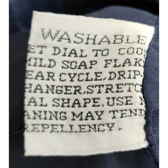 VTG Sno Rags Snow Ski Snowboarding Zip Up Bibs Pants Navy Blue Men's Size 34 - Picture 12 of 13